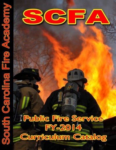 sc fire academy course catalog
